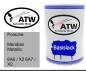 Preview: Porsche, Meridian Metallic, 6A6 / X2 6A7 / X2: 500ml Lackdose, von ATW Autoteile West.